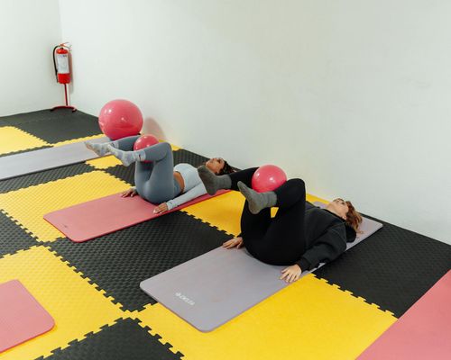 Dark navy texture representing a comfortable training mat